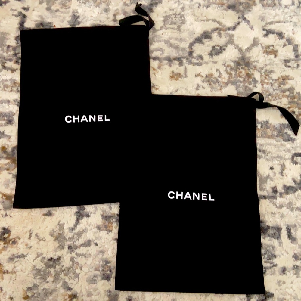 Chanel shoe dust cover bags
